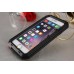 iPhone 6 6s 4.7 - Black Armor Cover Shock Proof Heavy-duty Aluminum Protective Cover Case